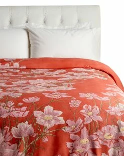 New 🧨 Garnier Thiebaut Anemone Cotton Sateen Corail Duvet Cover Home Duvet Inserts & Duvets 👍