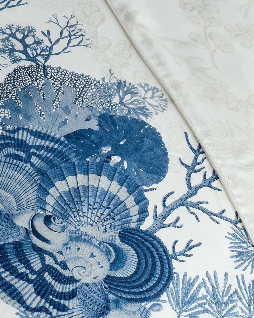 Deals โ๏ธ Garnier Thiebaut Coquillages Bleu 300TC Cotton Sateen Duvet Cover Home Duvet Inserts & Duvets ๐ - Image 2