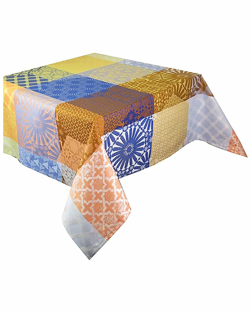Cheapest ๐ Garnier Thiebaut Mille Zelliges Caliente 59in X 87in Tablecloth Home Linens โญ