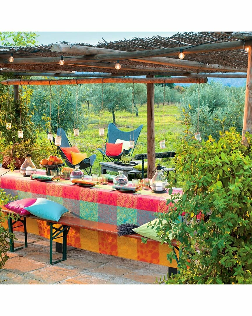 Budget ๐ Garnier Thiebaut Mille Buissons Floraison Tablecloth Home Linens ๐ - Image 2