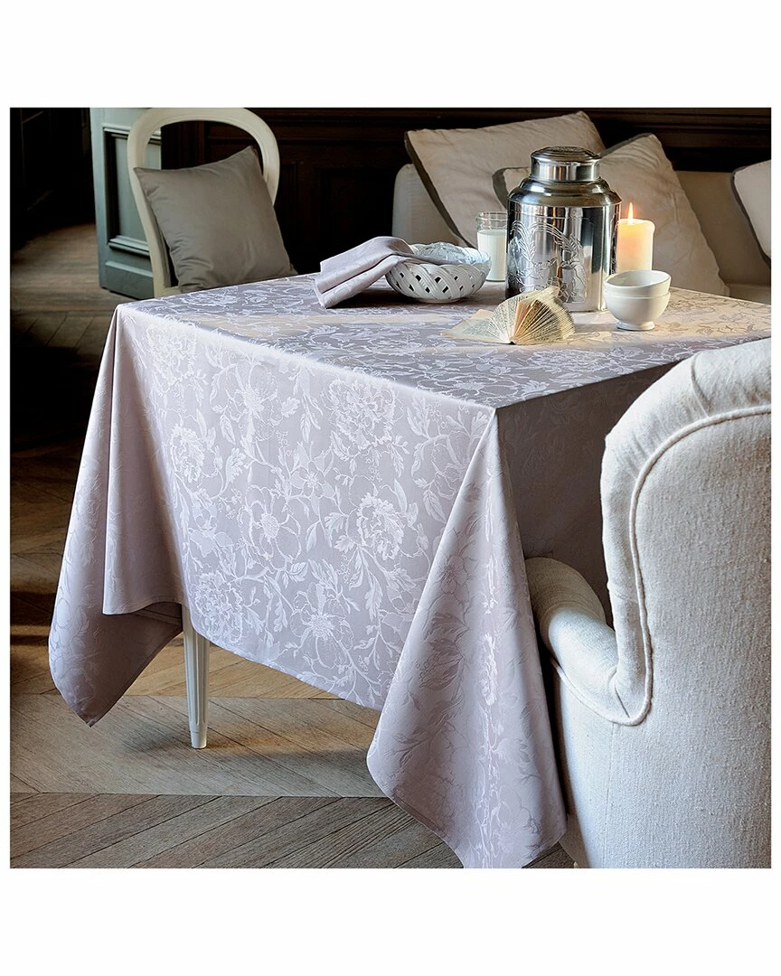 Cheapest ❤️ Garnier Thiebaut Mille Charmes Taupe Tablecloth Home Linens 💯 - Image 2
