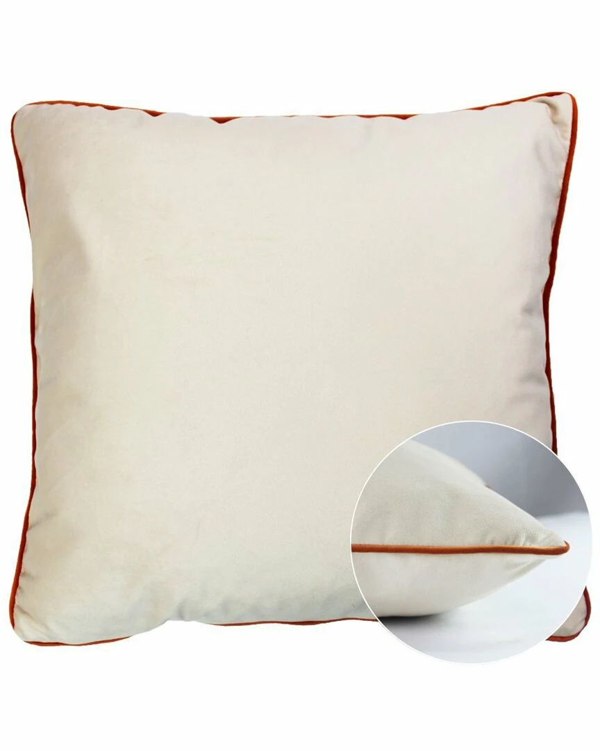 Hot Sale ???? Garnier Thiebaut Velours Beige-Curry Cushion Cover Home Linens ???? 3 Hot Sale ???? Garnier Thiebaut Velours Beige-Curry Cushion Cover Home Linens ????