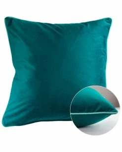 Buy 👏 Garnier Thiebaut Velours Canard-Bleu Cushion Cover Home Linens 👏