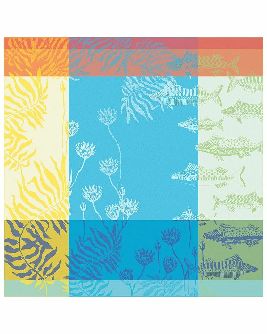 Best reviews of ๐ Garnier Thiebaut Aquatic Rainbow Tablecloth Home Linens โ