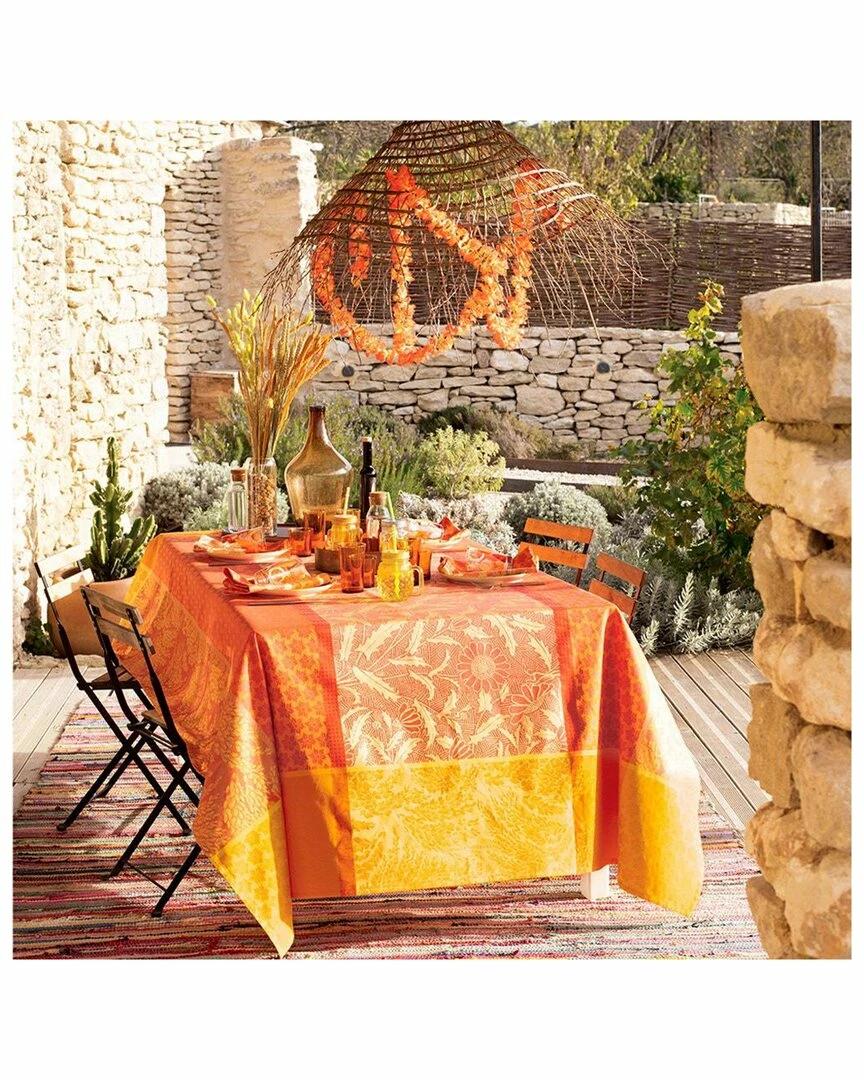 Flash Sale ๐ Garnier Thiebaut Graminees Orange Tablecloth Home Linens ๐ - Image 3