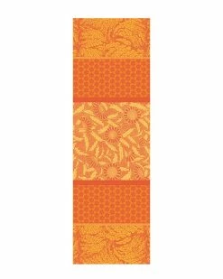 Flash Sale ⭐ Garnier Thiebaut Graminees Orange Table Runner Home Linens 💯