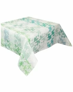 Budget 😀 Garnier Thiebaut Mille Hirondelles Menthol 61in X 102in Tablecloth Home Linens 👏
