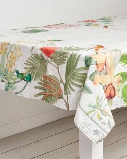 Best Sale ✨ Garnier Thiebaut Escales Paradis Tablecloth Home Linens 💯