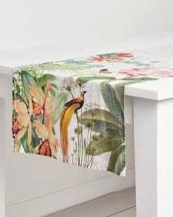 Flash Sale 👍 Garnier Thiebaut Escales Paradis Tablerunner Home Linens ⌛