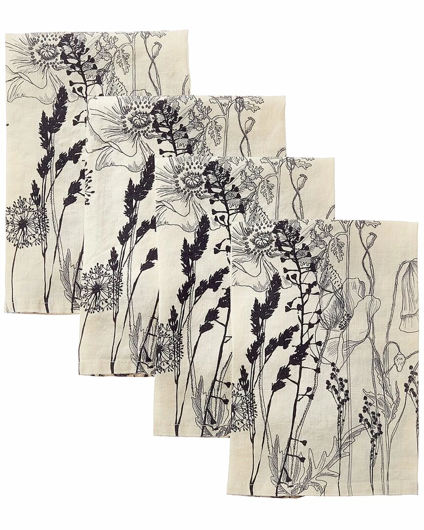 Buy ๐ Garnier Thiebaut Escapades Sepia Napkins (Set Of 4) Home Linens ๐