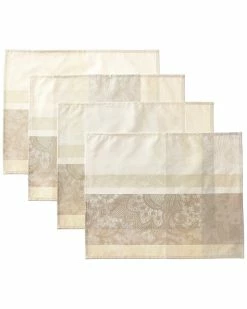 Best reviews of 🤩 Garnier Thiebaut Mille Dentelles Naturel 🧥 Coated Placemats (Set Of 4 Home Linens 🎉