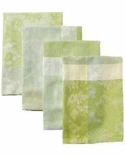 Discount 👏 Garnier Thiebaut Mille Dentelles Prairie Napkins (Set Of 4) Home Linens ❤️