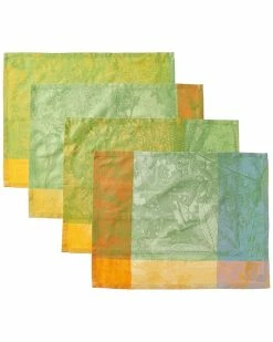Promo 😍 Garnier Thiebaut Mille Esprit Jardin Ete Placemats (Set Of 4) Home Linens ✨