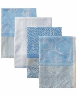 Cheap ❤️ Garnier Thiebaut Mille Oceans Ecume Napkins (Set Of 4) Home Linens ⭐