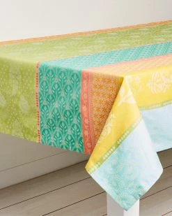 Cheap ❤️ Garnier Thiebaut Mille Saris Kerala Tablecloth Home Linens 😀