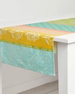 Coupon ⭐ Garnier Thiebaut Mille Saris Kerala Tablerunner Home Linens ❤️