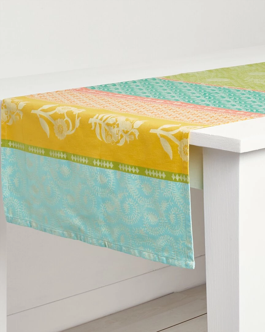 Coupon ⭐ Garnier Thiebaut Mille Saris Kerala Tablerunner Home Linens ❤️