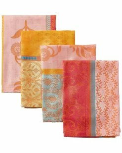 Discount 😀 Garnier Thiebaut Mille Saris Pendjab Napkins (Set Of 4) Home Linens 🤩