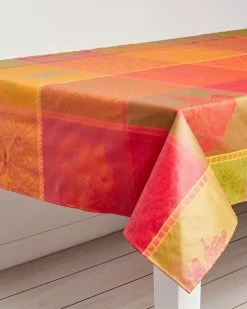 Budget 😉 Garnier Thiebaut Mille Tutti Frutti Sangria Tablecloth Home Linens 🧨