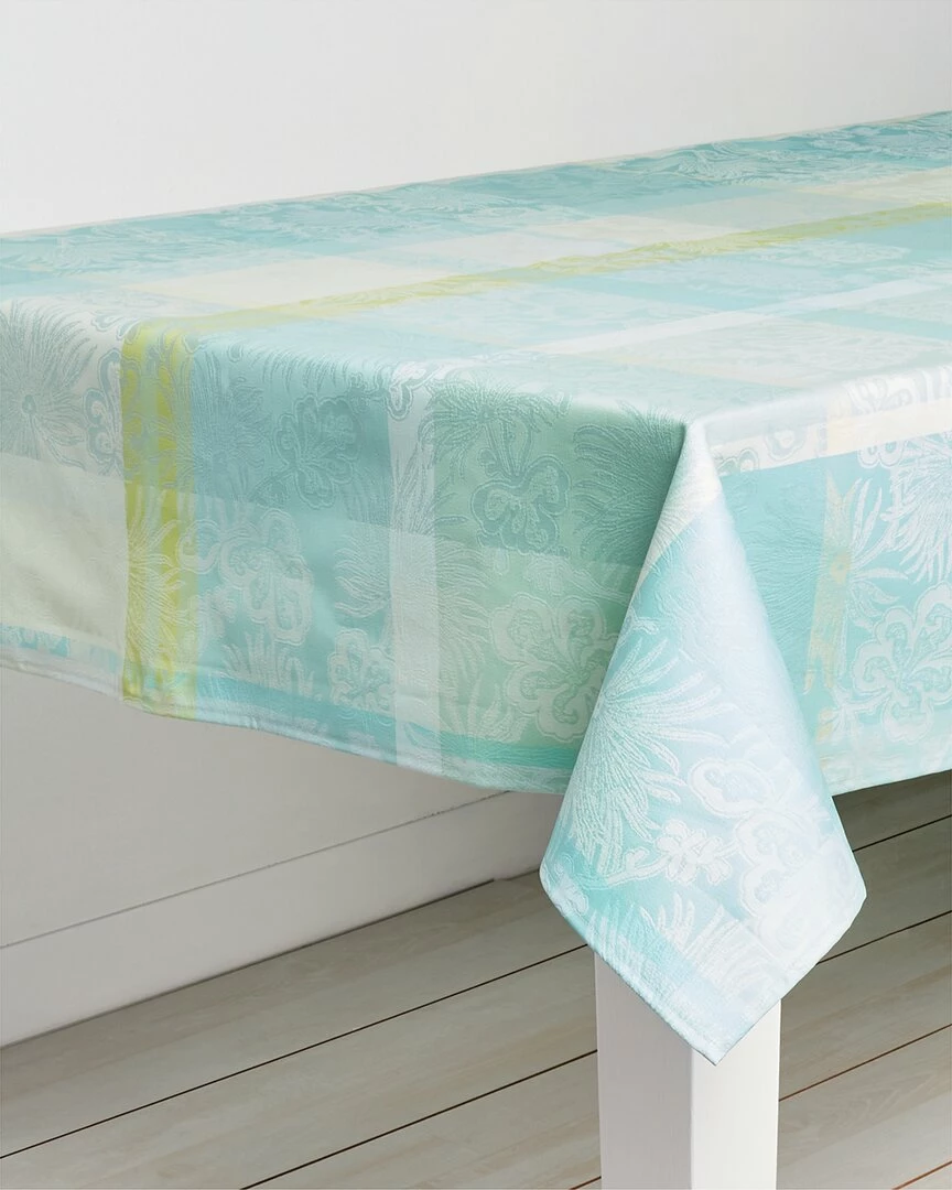 Coupon ๐ Garnier Thiebaut Mille Venusta Aqua Tablecloth Home Linens ๐