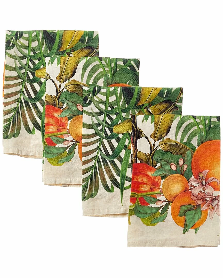 Discount ✨ Garnier Thiebaut Vintage Garden Natural Napkins (Set Of 4) Home Linens 😀