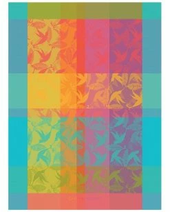 Cheapest 🤩 Garnier Thiebaut Mille Colibris Tor Antilles Set Of 2 Kitchen Towels Home Linens ⌛