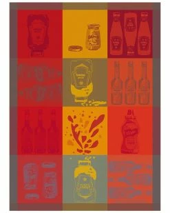 New 🤩 Garnier Thiebaut Ketchup Tomato Set Of 2 Kitchen Towels Home Linens 😀