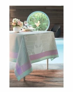 Coupon 🥰 Garnier Thiebaut Gatsby Neon 62in X 62in Tablecloth Home Linens 🌟