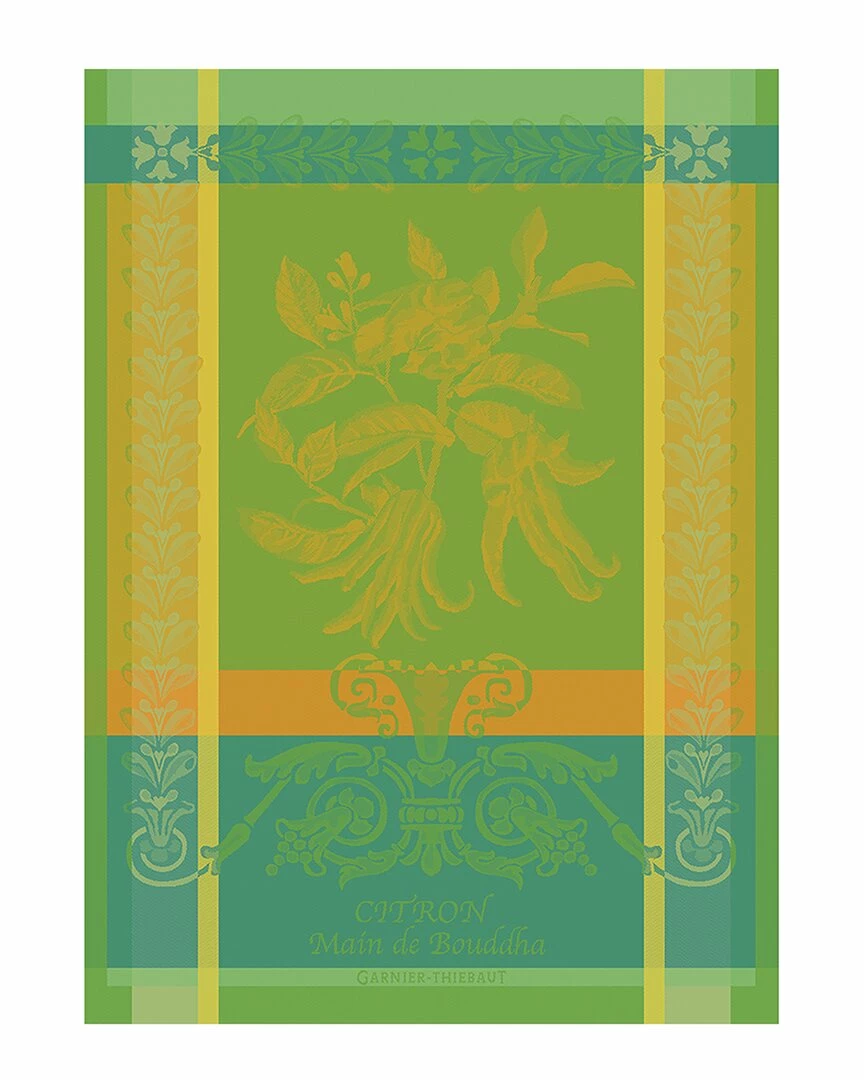 Budget 😉 Garnier Thiebaut Main De Bouddha Vert Kitchen Towel 22in X 30in Home Linens 🎁