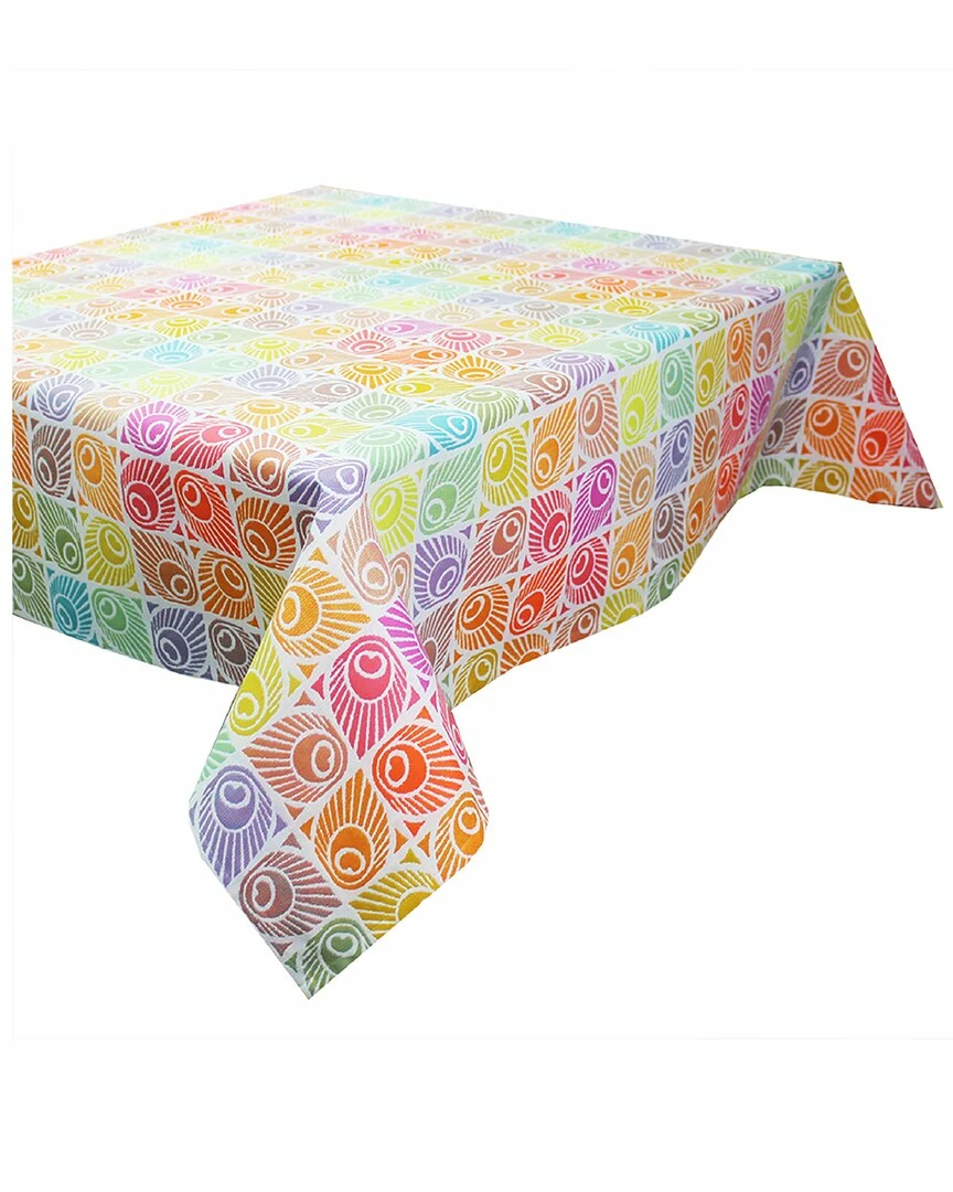 Best deal โญ Garnier Thiebaut Mille Paons Festival 61in X 102in Tablecloth Home Linens ๐ - Image 2